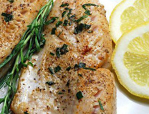 Grilled Walleye with Rosemary and Lemon
